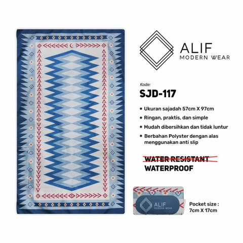ALIF SAJADAH TRAVEL / SAKU / PORTABLE / ( ALIF MODERN WEAR SJD-0117 )